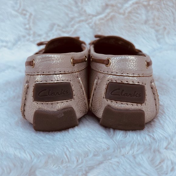 Clarks Dunbar Gold Racer Driving Moccasin, Loafer  Womens 8.5 - Picture 5 of 8